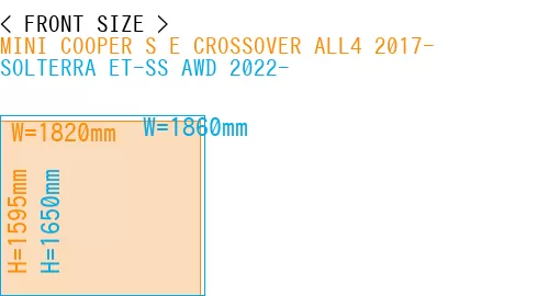 #MINI COOPER S E CROSSOVER ALL4 2017- + SOLTERRA ET-SS AWD 2022-